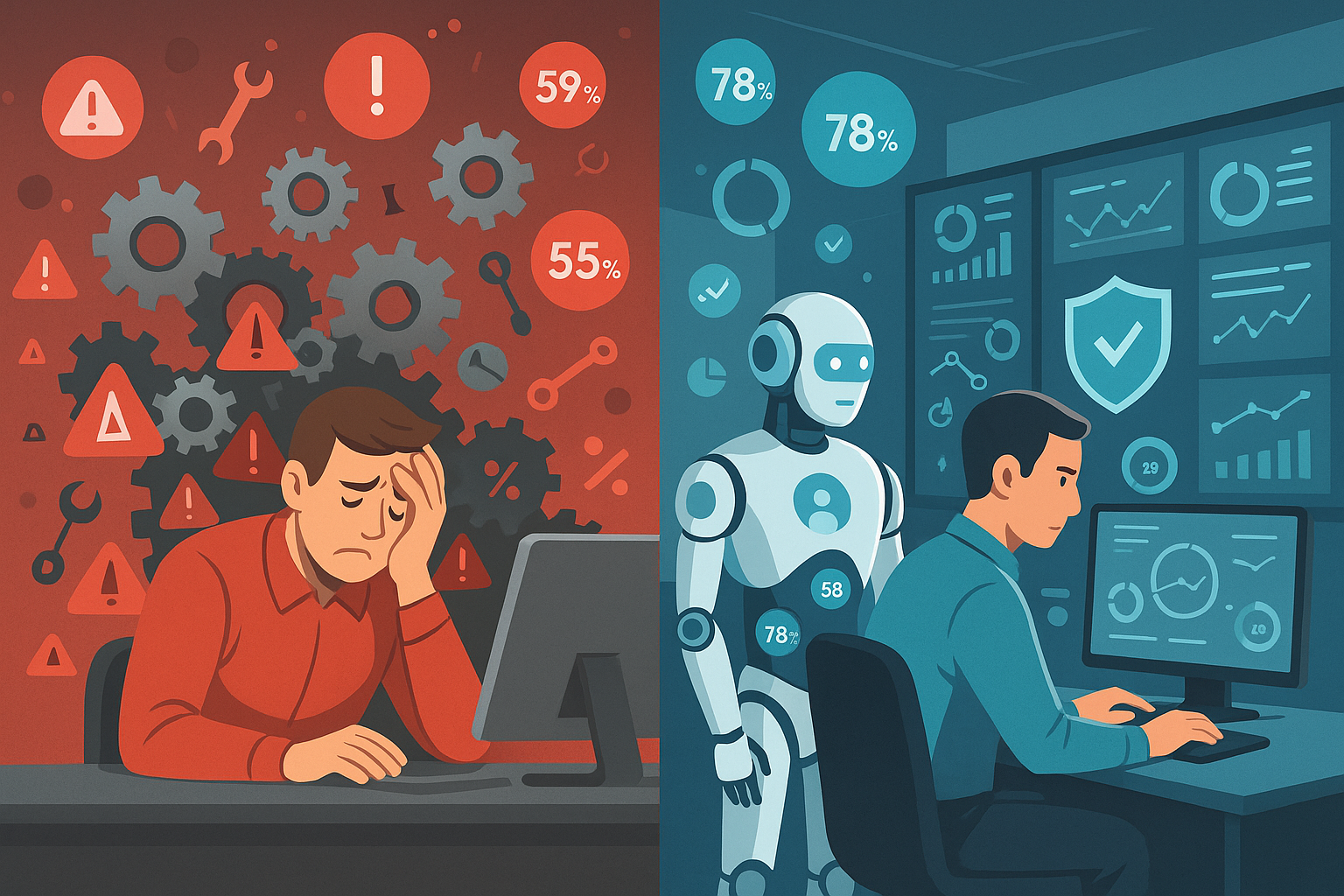 Security operations overwhelmed by maintenance tasks