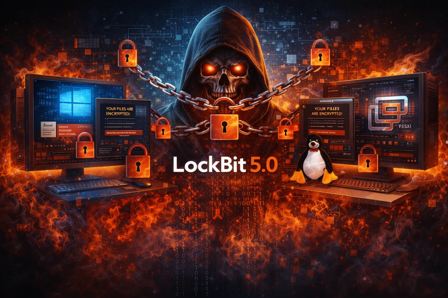 LockBit 5.0 Ransomware Unleashed: Cybercriminals Now Target Every Major Platform in Coordinated Multi-System Attacks
